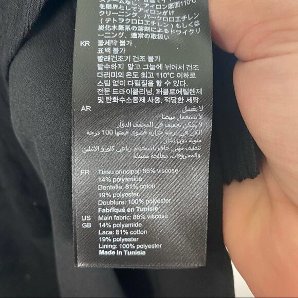 Sandro Lace Midriff Dress - Picture 7 of 11